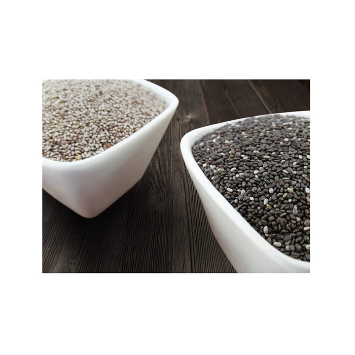White chia seed superfood organic Chia Seeds Black chia seed  containing higher amounts of nutrients