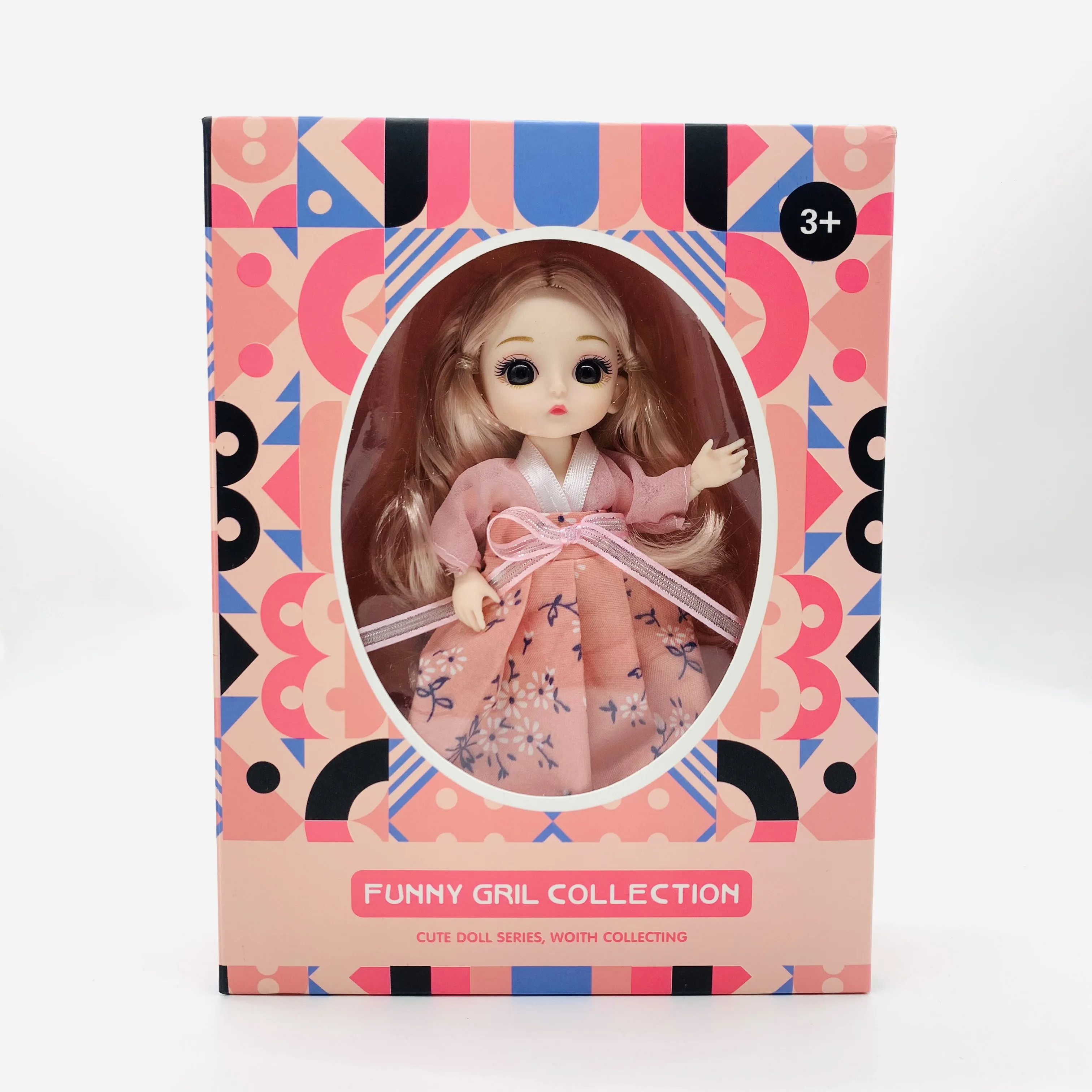 Factory direct sell 6' 13 joint Qimeng doll cute Hanbok doll beautiful doll