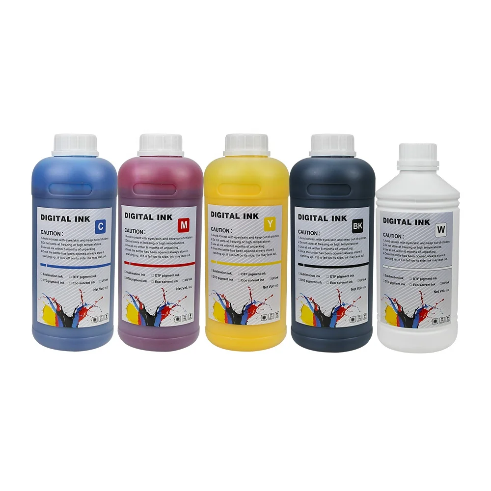 dtf paint ink printing t-shirt ink 1000ml large format printer dtf ink for epson 1390