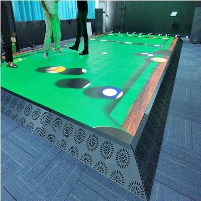 Customized IP65 Full Color Interactive Programmable P3.91 DJ Booth Bar Dance Floor Led Display Screen