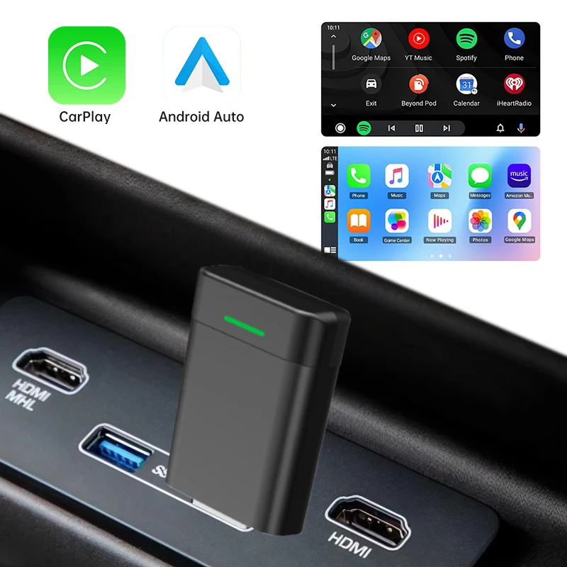 Seamless Wireless Carplay Android Auto Adapter Transform Wired Carplay To Effortless Wireless Connection Carplay Box