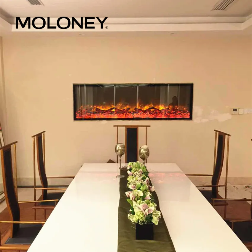 1300mm Pure decoration fireplace retail And wholesale screen flat indoor use electric fireplace without heat