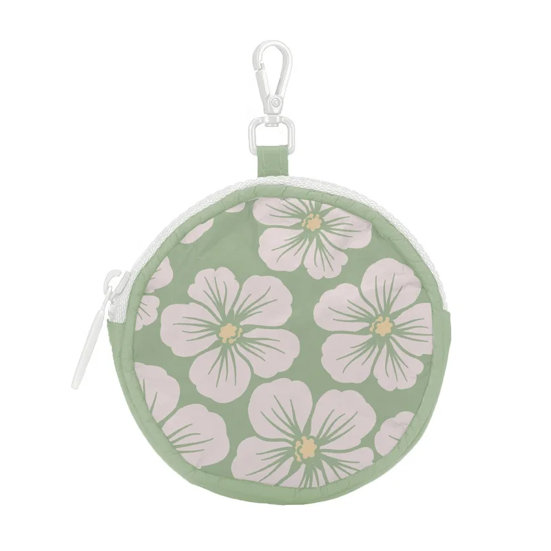 Custom Simple And Casual Portable Coin Cute Wallet Tyvek Mini Coin Bag Keychain