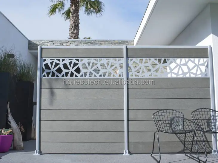 WPC outdoor Wood Plastic Garden Fence