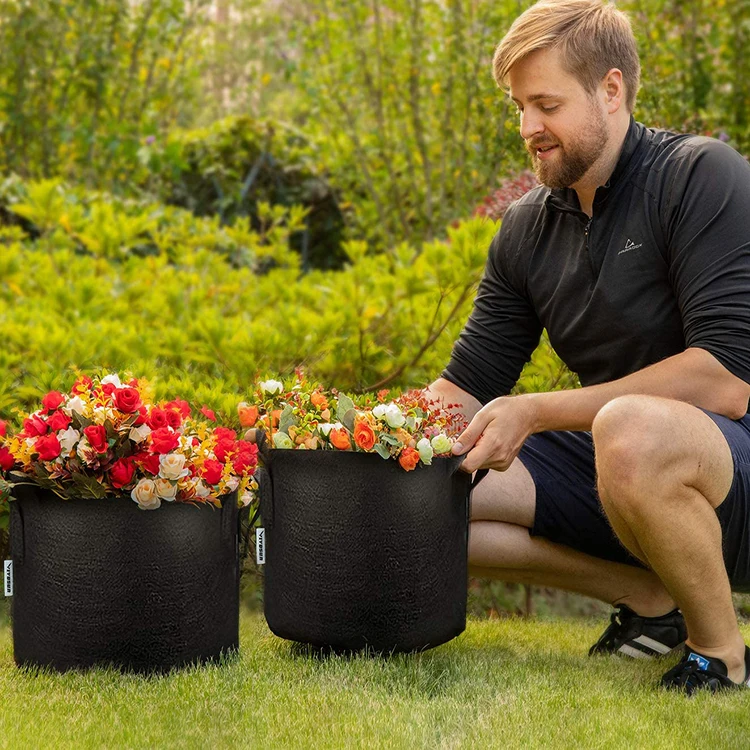 garden planting vegetable fabric pots potato planter 30 10 20 100 gallon planter garden felt fabric potato plant grow bags