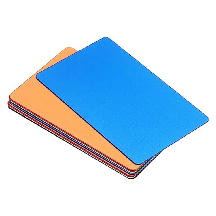 High Quality Visiting Card Metal Business Card Custom Metal Stainless Steel Black Nautical Plated Square Business Cards