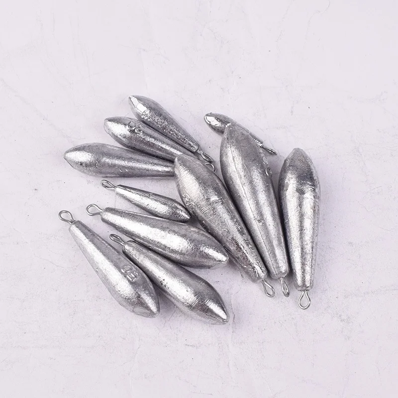 3.5g-600g Willow Leaves Lead Sinker Fishing Weights molde para hacer plomo de pesca