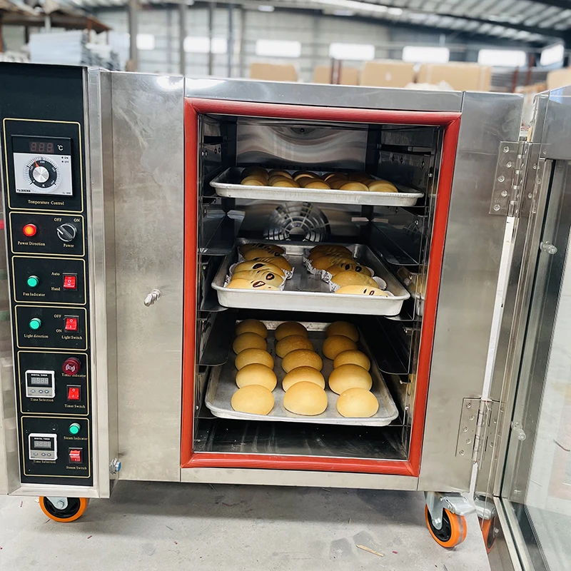 Caterwin Commercial Steam Bakery Equipment 5 Trays Gas Baking Ovens Bread Toast Cake Hot Air Circulation Convection Oven