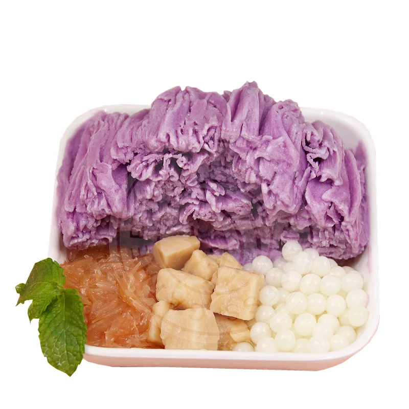factory direct taro snow ice powder soft shaved ice powder 1kg fruity flavor snowflake powder