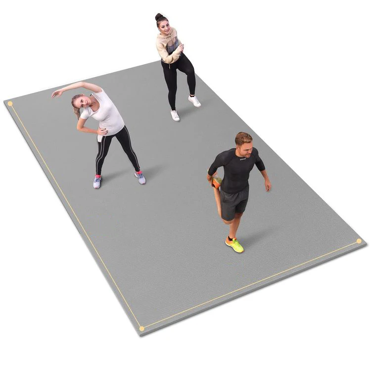 Newly designed Rubber Mats Gym Flooring waterproof top Gym Rubber Floor Mat tear resistant mesh Rubber Gym Mat for Yoga Fitness