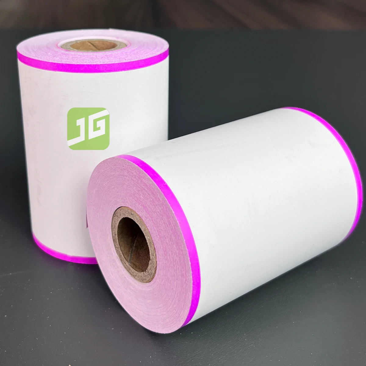 Super quality 48gsm 55gsm 65gsm thermal paper roll 80X80mm for credit card thermal till roll for cash register