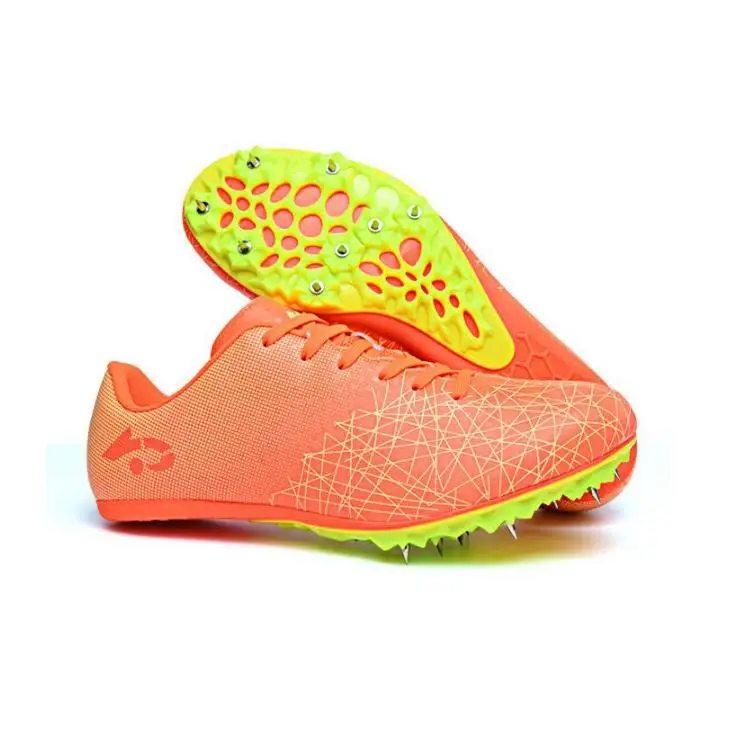 Running spikes shoes men and women sprint track and field shoes professional competition nail shoes size 36-45