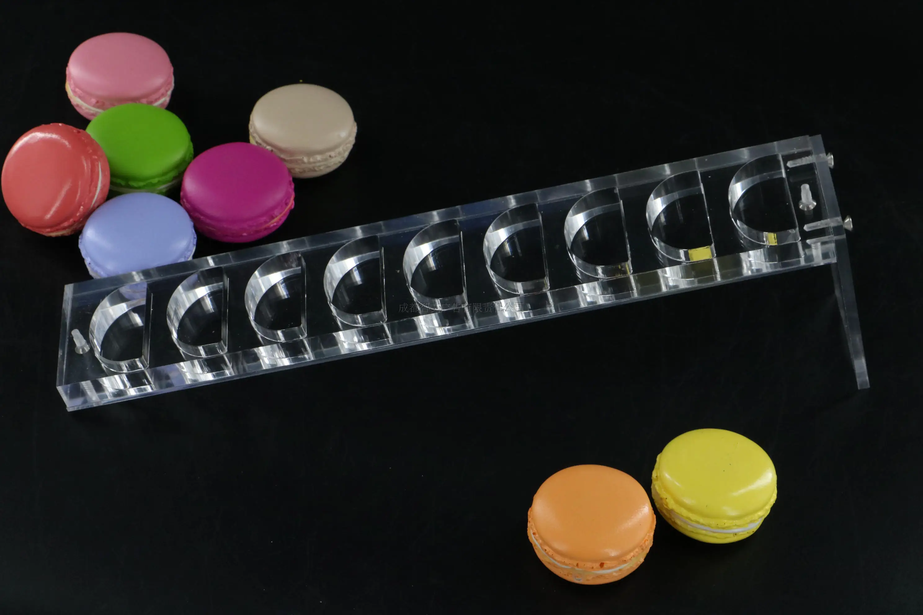 Acrylic Macaron dessert display shelf props decoration cold dinner dessert table cake shop window decoration model decoration