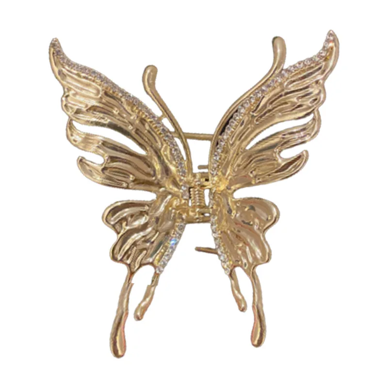 Butterfly hairpin sweet and cool temperament back head grab clip