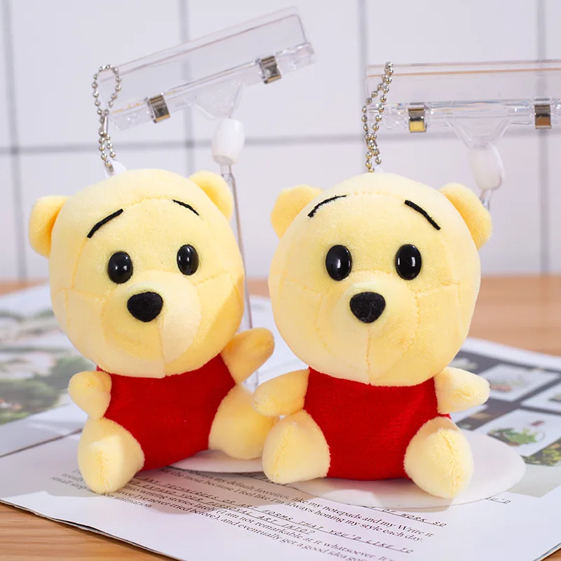 4 inch High Quality Mini Plush Keychains Plush Toy Crane Machine Stuffed Animal Toy Customized Plush Toys Key Chains