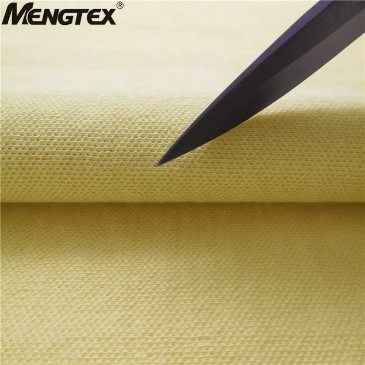 Yellow motorcycle training pants aramid fabric abrasion resistant cut resistant fabric