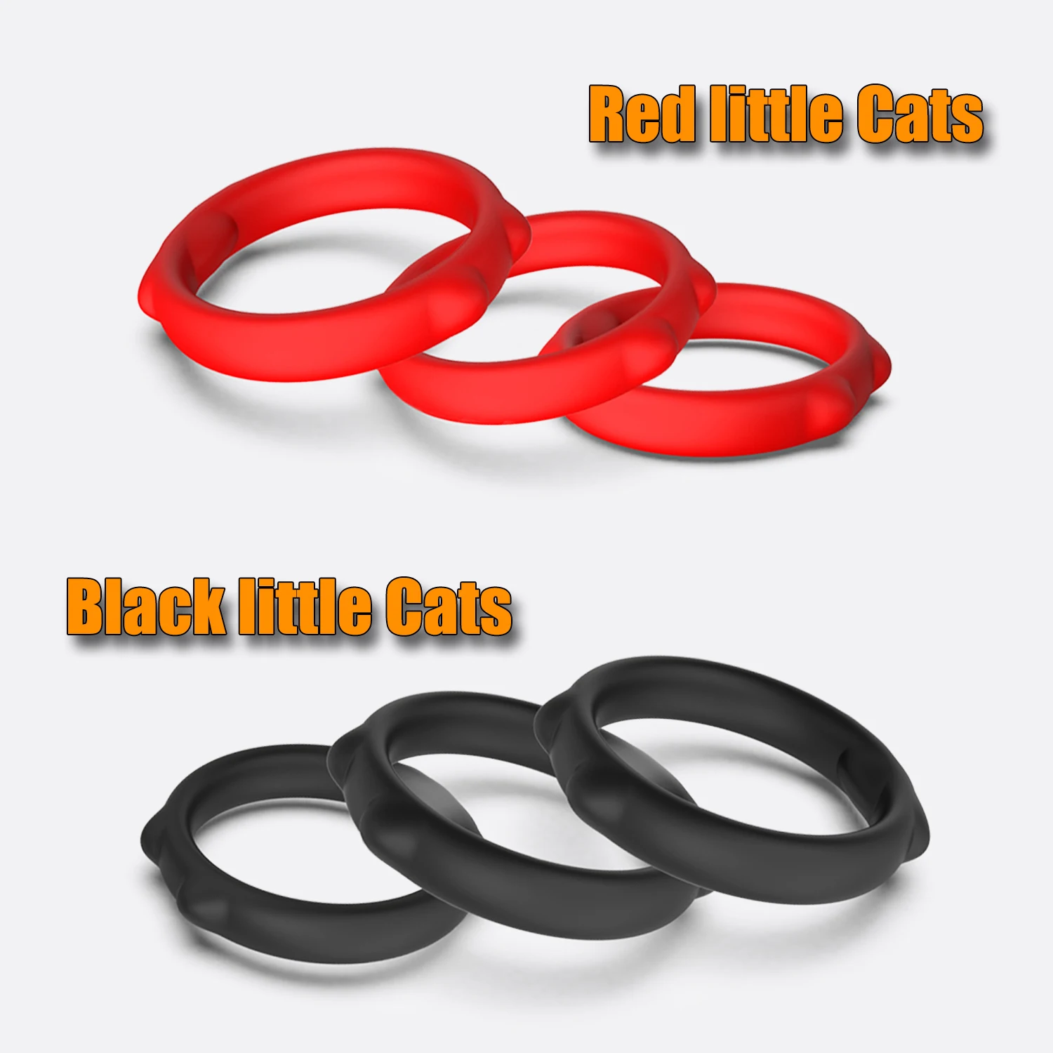 Silicone Cock/ Penis Rings Set with 7 Different Sizes for Erection Enhancing, Stronger condom Adult Sex Toys for Men or Couple