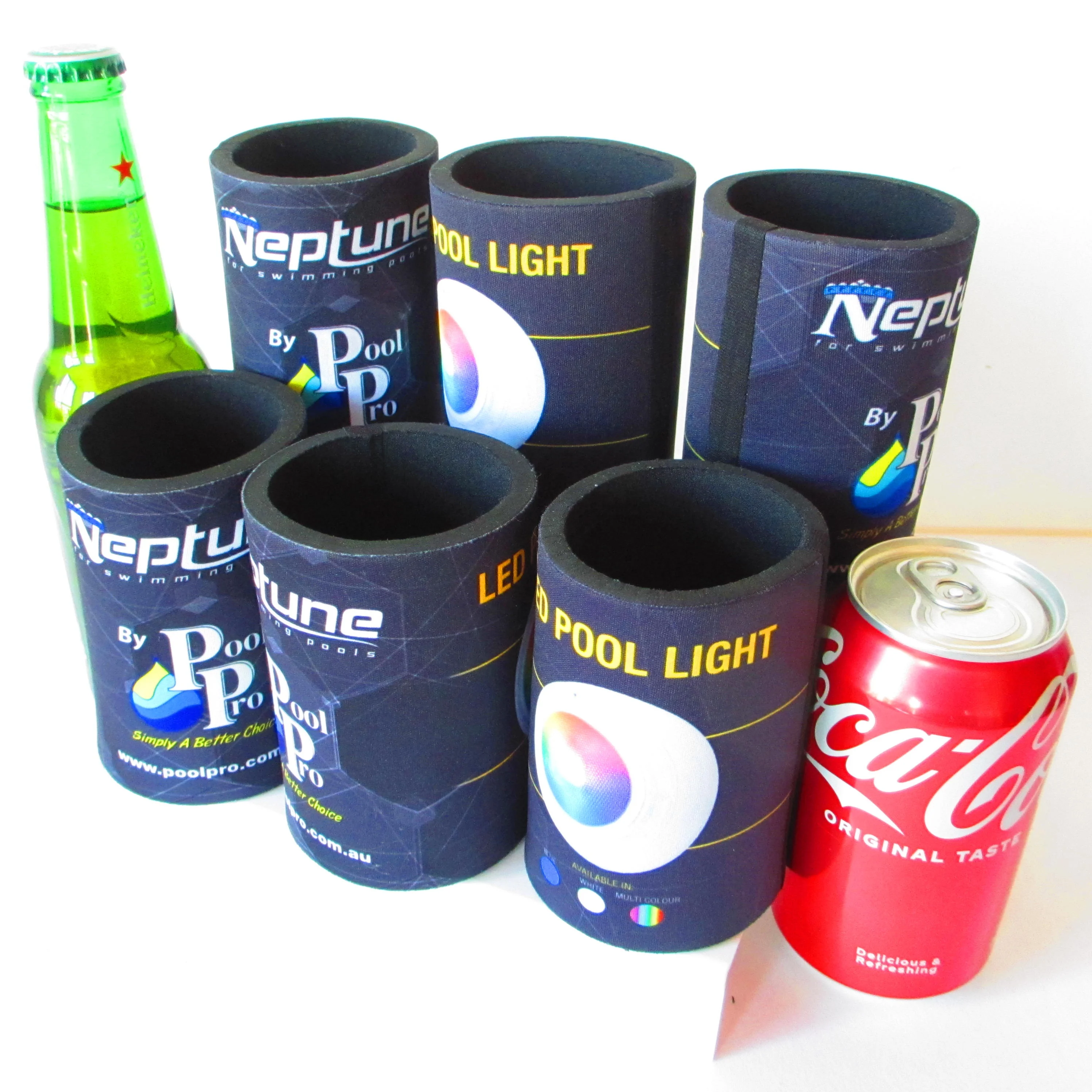 neoprene stubby cooler , Stubby can Holder with heated adhesive tape on the seam