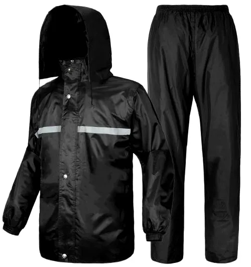 Factory price Good visibility PVC Two-piece Raincoat