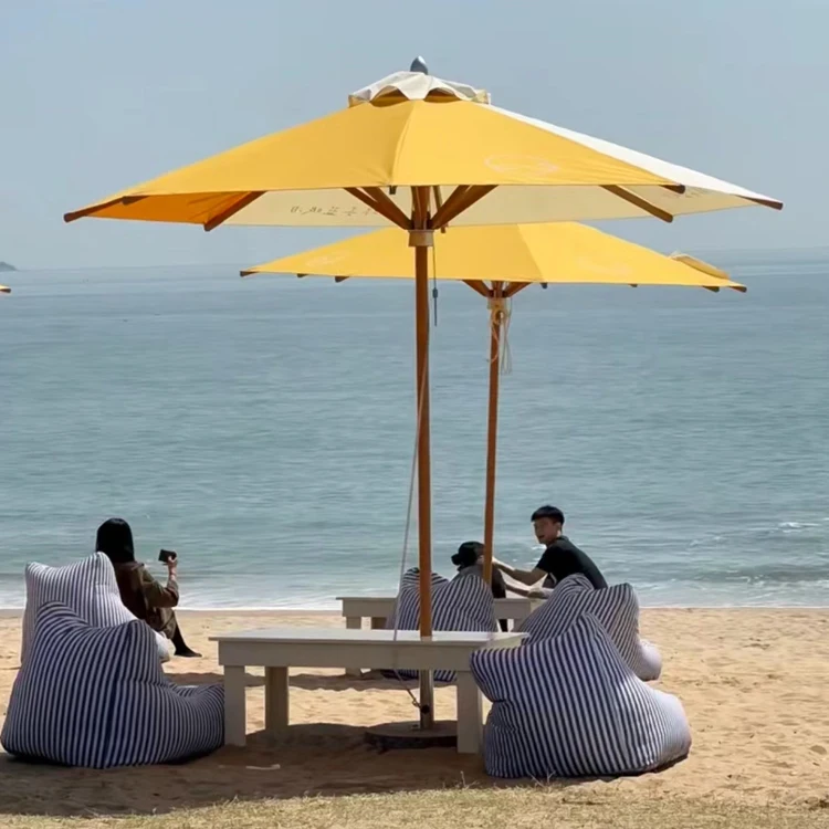 High Quality Fully Aluminium Commercial Outdoor Garden umbrellas Advertising Sunshade Restaurant Pool Umbrella Parasols