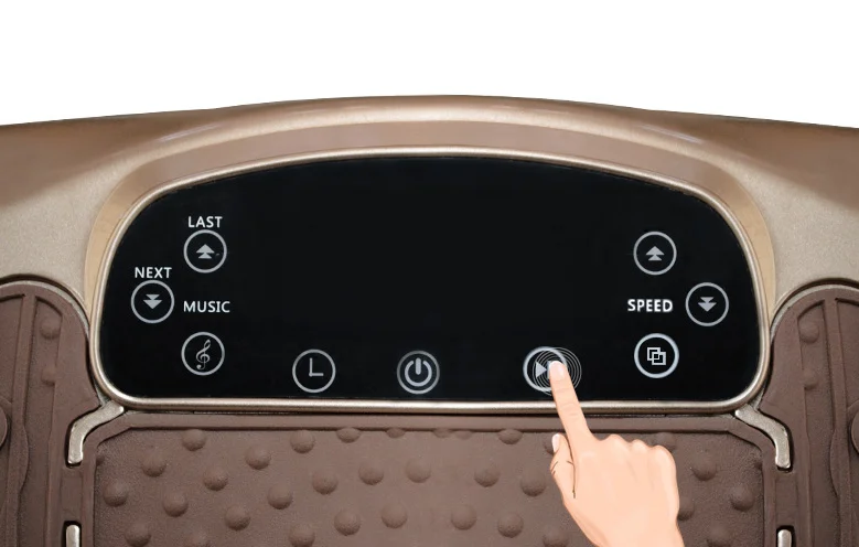 Home Gym Vibration Plate Exercise Machine Body Slimming Vibrating Machine Mini Crazy Fit Massage