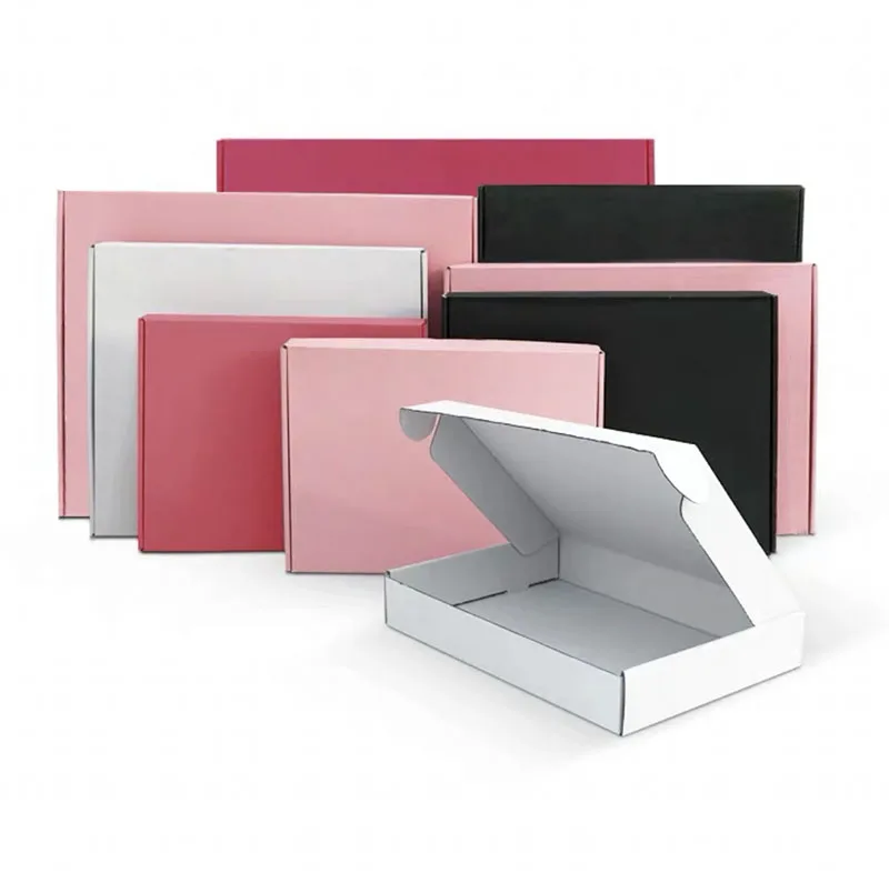 
Custom Printed Kraft Paper box Clothing box Recycled Corrugated mailer box 