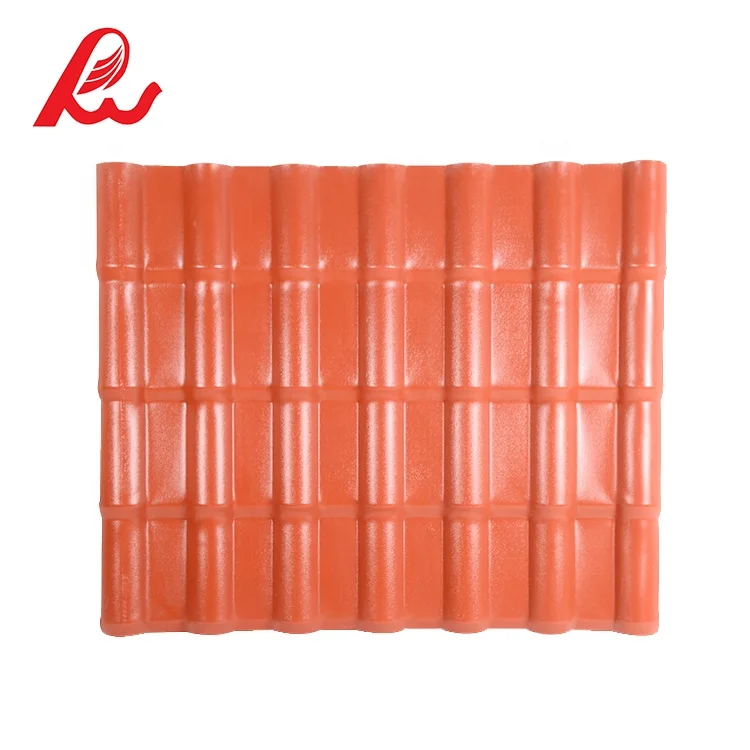 synthetic resin pvc roof tile/ASA+pvc Spanish roof tile/quality pvc royal roofing tile