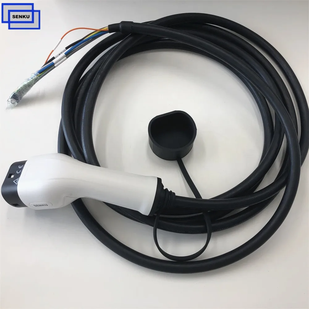 
Electric Charging Station Female Type 2 EV Connector 250V AC 16A 