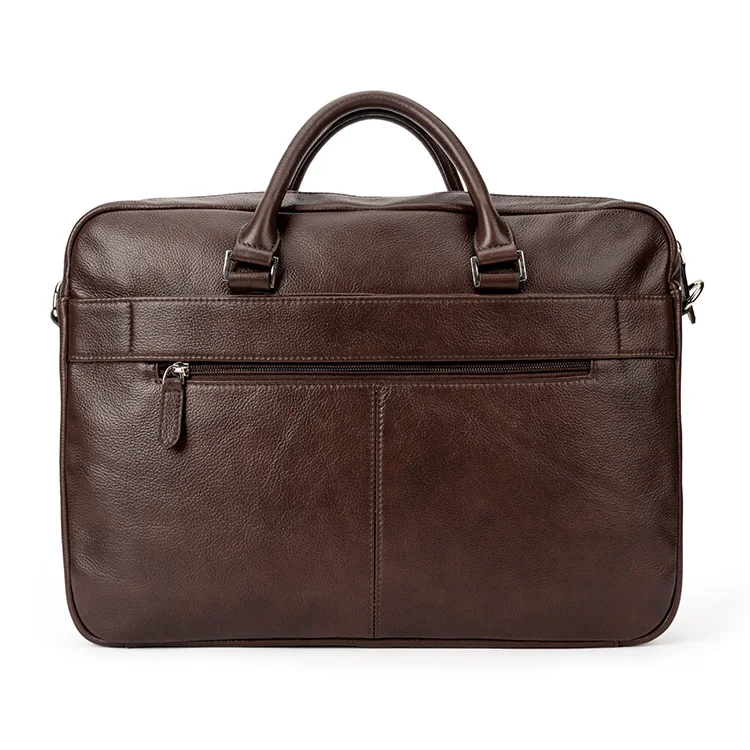 Custom Genuine Leather Bag For Men Business Handbag Shoulder Messenger Bags Men Office Laptop Bag Leather Briefcases