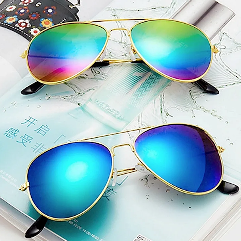 2022 Factory Cheap Wholesale  Alloy Frame Aviation Sunglasses Men  Women Driving Mirror Sunglasses Optical Pilot Sunglasses
