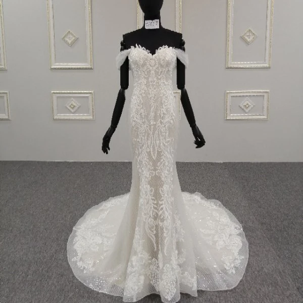 wedding dress bridal gown mermaid Guangzhou wedding dress factory