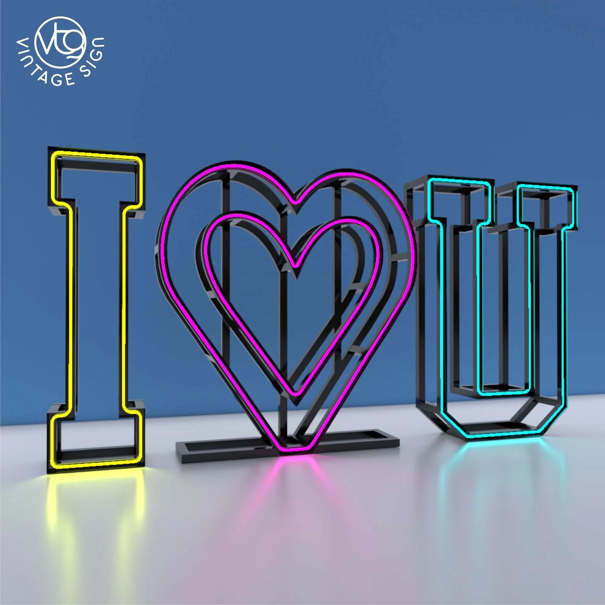 Outdoor Wedding Supplies Led Neon Wrought Iron Large Up Electronic Sign Big Marquee Light Letters