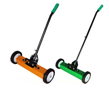 Super Strong Walk-behind Magnetic Floor Sweeper nail Magnetic Sweeper magnetic Sweeper With Wheels