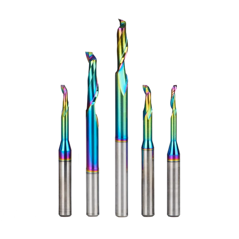 WEIX Wholesale Price OEM Single Flute Solid Carbide Drill Bit End Mill for Aluminium Profile with 8mm Shank CNC Router Bits