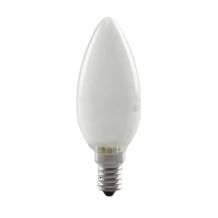 Производитель 25W 40W 60W 75W 100W 220V E14 E27 Base CAL35 C35 стеклянная энергосберегающая свеча с CE