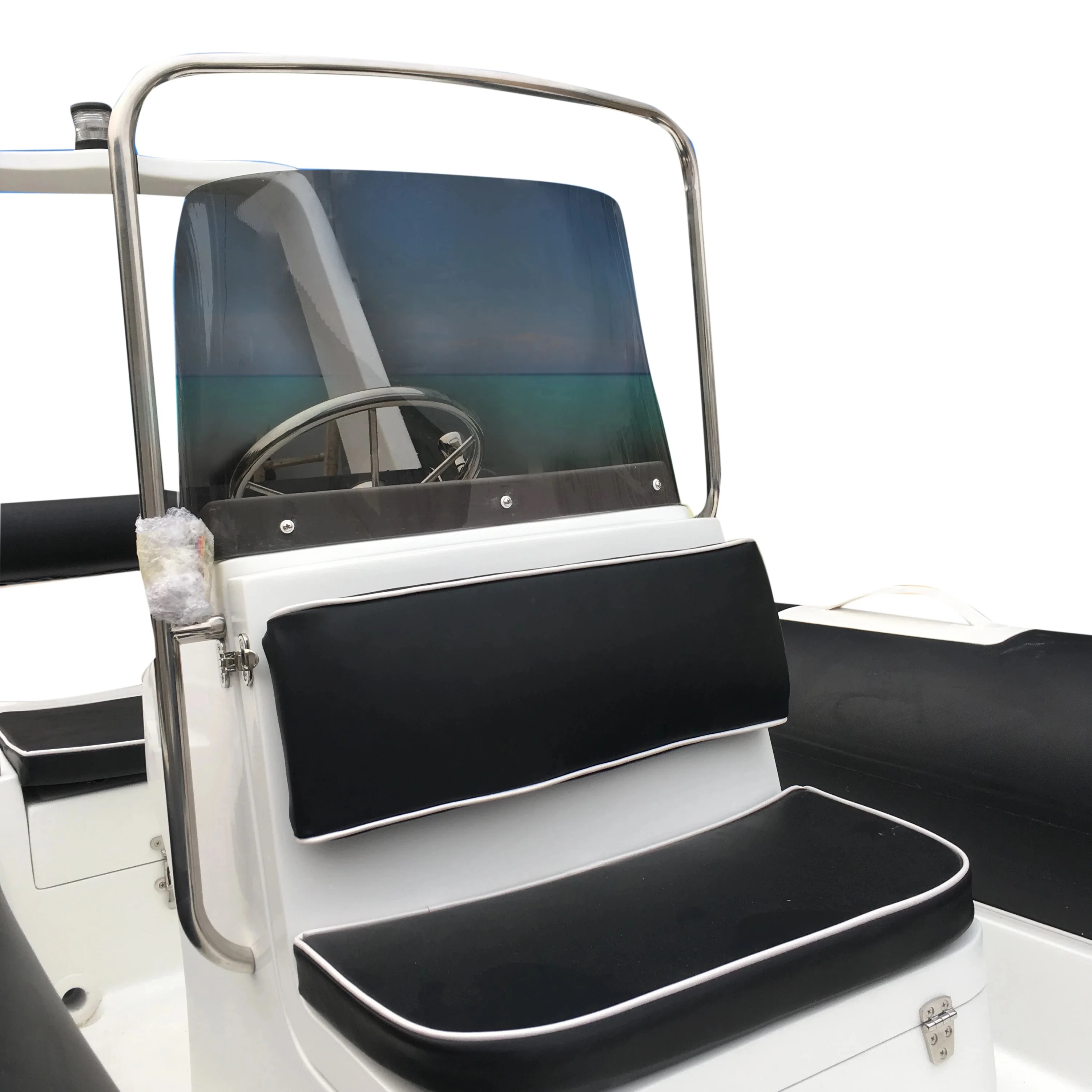 Large 680 700 750 Passengers Tour Deep V Classic Motor Fiberglass Hull 7M 24Ft Rib Boat