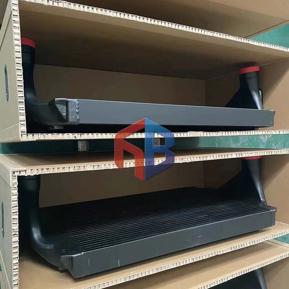 OEM 1646077C1 44401-3504 Tube&Fin high performance truck charge air cooler for International/Freightliner In Stock Fast delivery