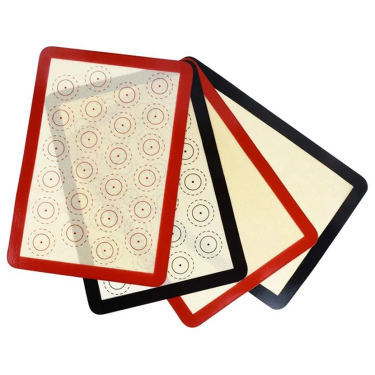 Food Safe Non Stick Silicone Baking Mat Pizza Cookie Cake Silicone Cooking Mat