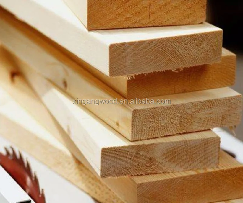 Building materials of  LvL wood beam pine lumber board at  low price