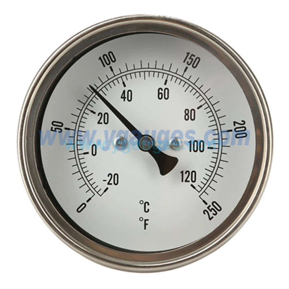 All stainless Steel Oven bimetal thermometer