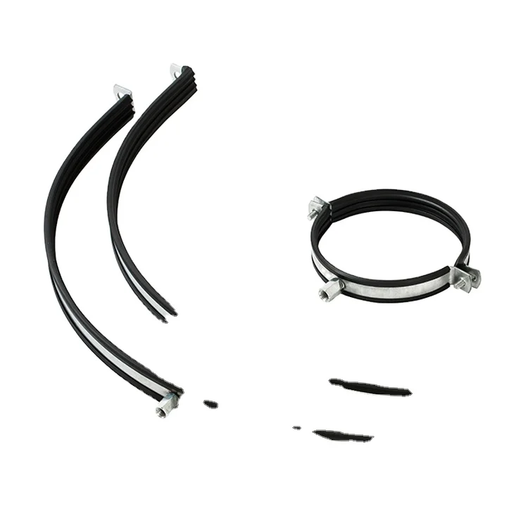 Rubber Lined Split Clamps, Duct Suspension Clamps
