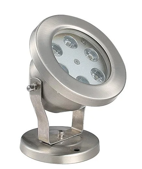 Refined Led Outdoor Fountain Light 3w 6w 9w 12w Stainless Steel Ip68 Submersible LED RGB Spot Fountain Lights