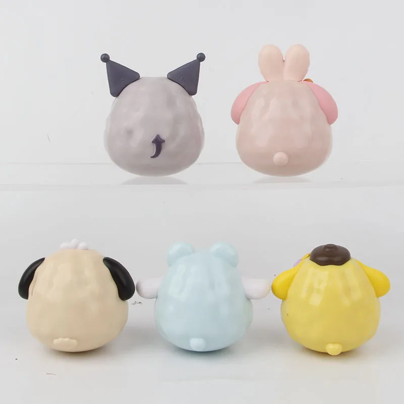 Sanrios Pvc Model Figure My Melody Cartoon Kuromi Surprise Gift Figure Toys