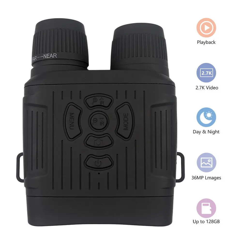 Binocular portable 2.7K 36MP wifi Night Vision Binocular Digital Infrared handheld Night Vision Monocular scope