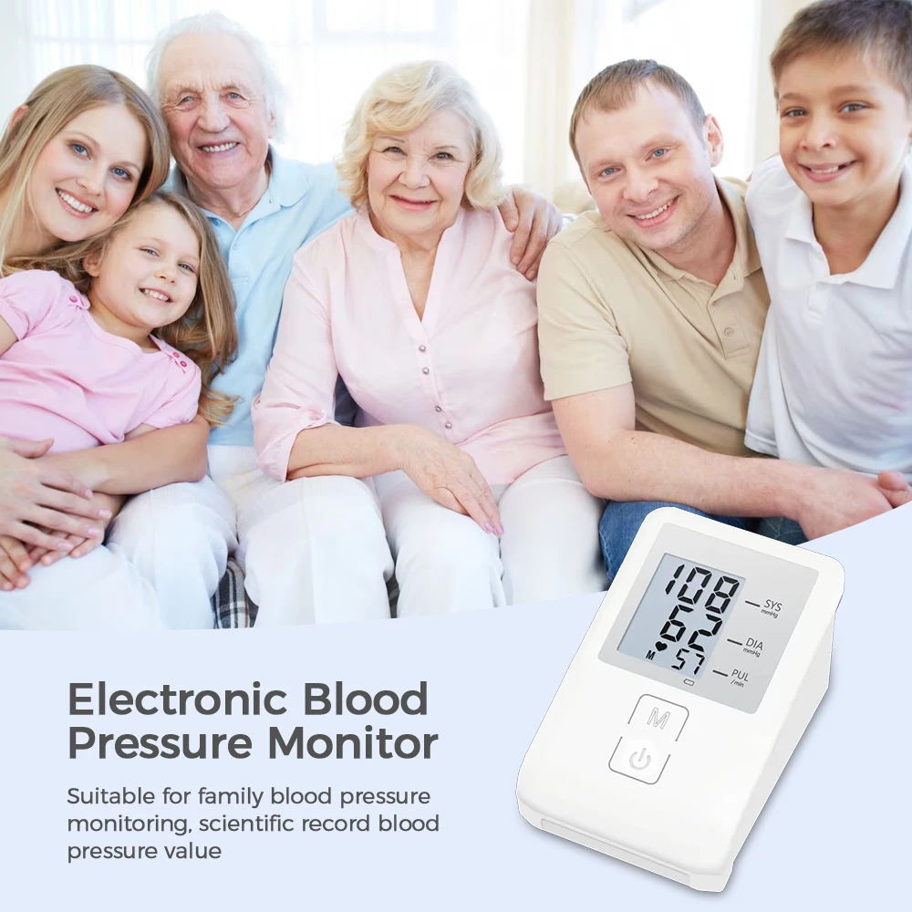 BP Apparatus Digital Blood Pessure Monitor Electronic Arm Tensiometer for home use