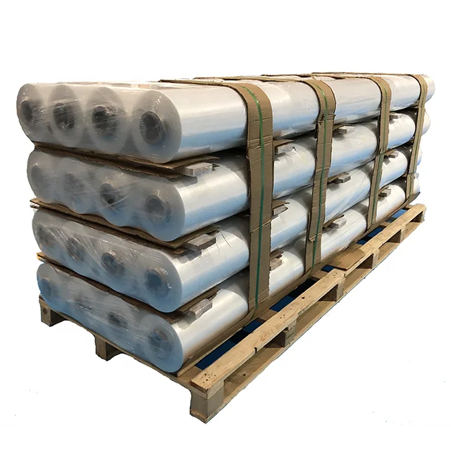 6mil 3-5 years Greenhouse Plastic Film Transparent/Yellow Anti-UV Anti-Drop Greenhouse Film Plastic Sheet Film for Greenhouse