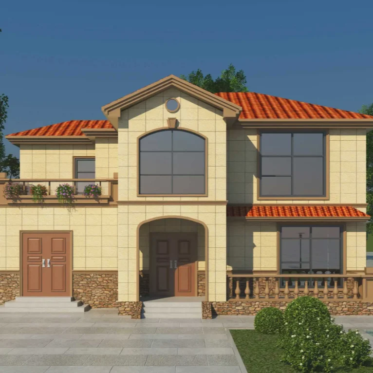 Portable Cabin Light Steel Structure Economy Villa Residence Container Villa Car House Light Steel Villa