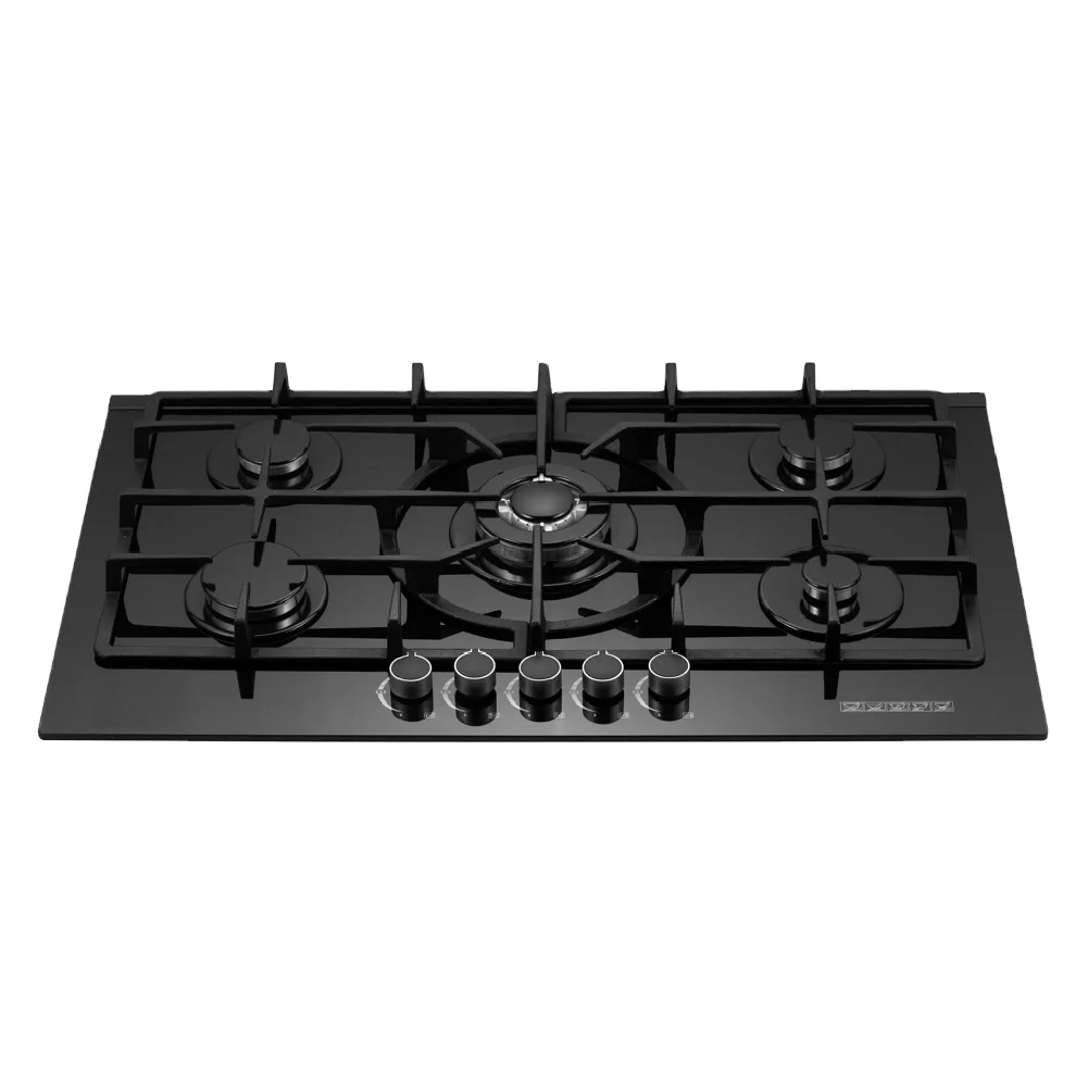 built in gas cooktop China hot selling 5 burner gas stove high quality commercial gas cooker