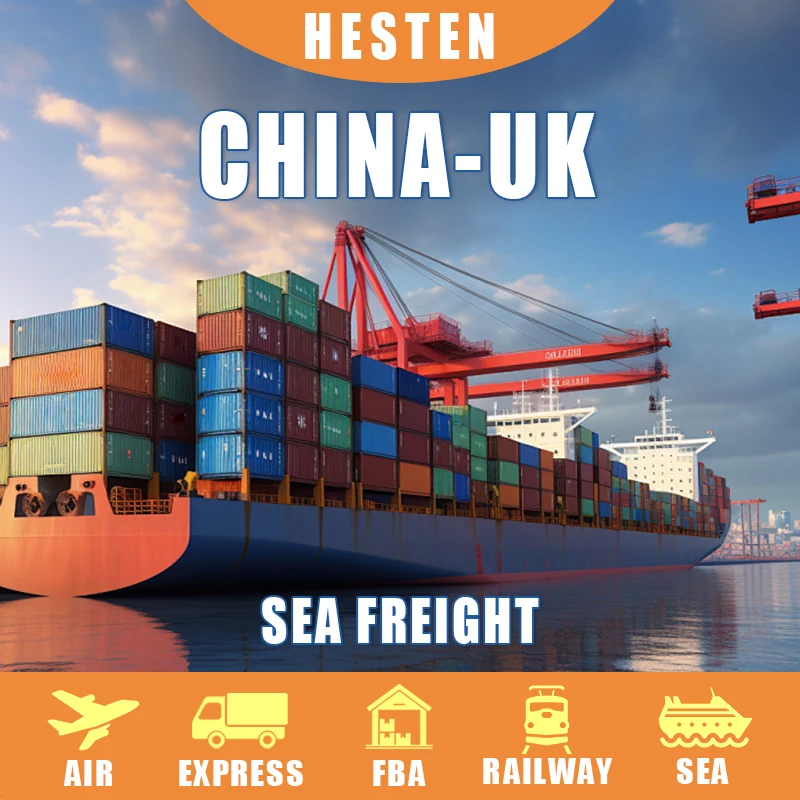 China To UK Express Freight Amazon FCL LCL DHL Fedex UPS Air Sea Transport Services Handle Customs Clearance Taxes Door To Door