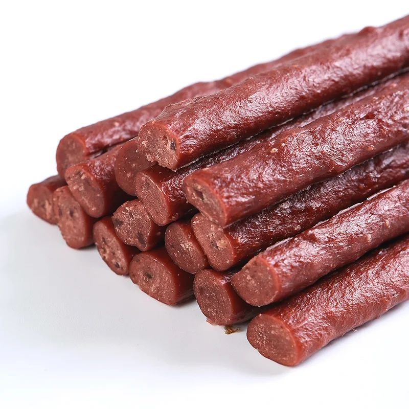 Wangdada natural dried beef flavor stick health dog treat snack OEM ODM high quality 100g per bag pet Factory Supply